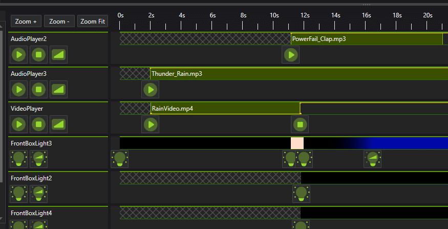 Example effect sequence